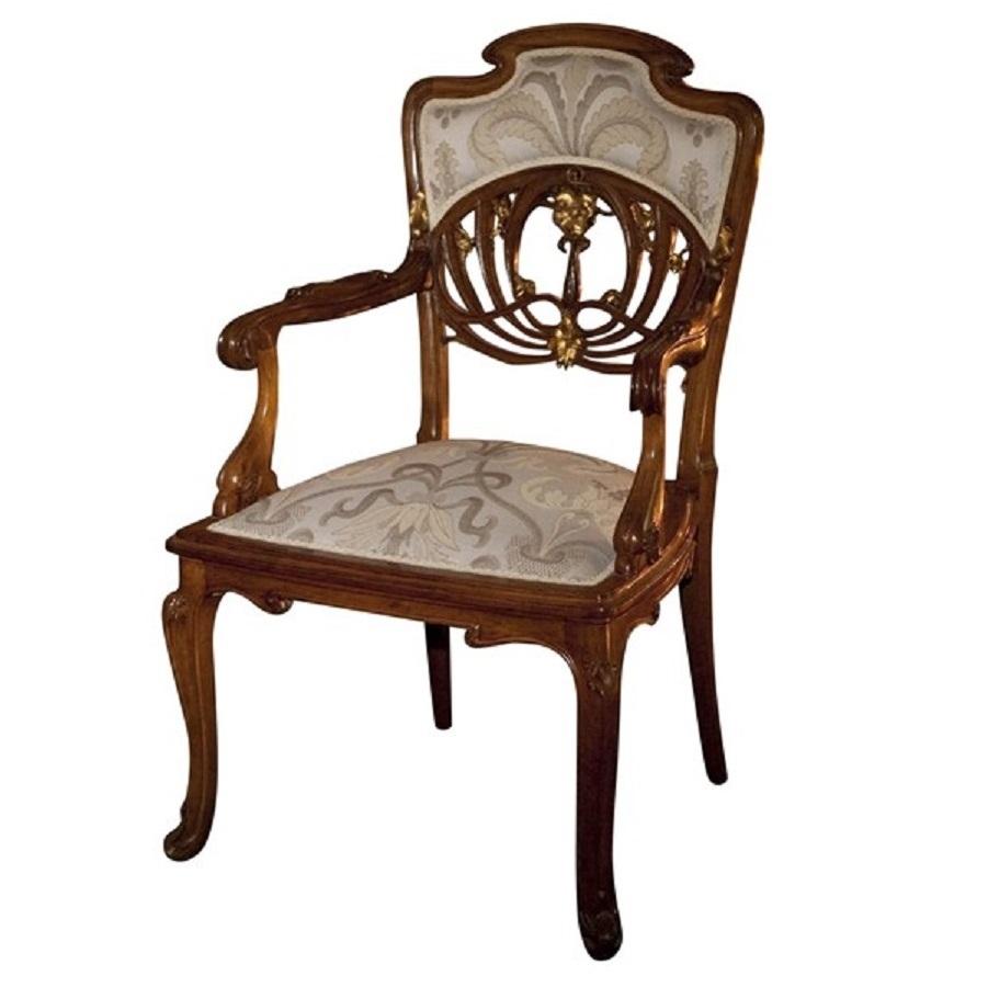 Ensemble insolite Art Nouveau, 1 canapé, 2 fauteuils, 4 chaises, Pays-Bas, France, 1900 Bon état - En vente à Ciudad Autónoma Buenos Aires, C