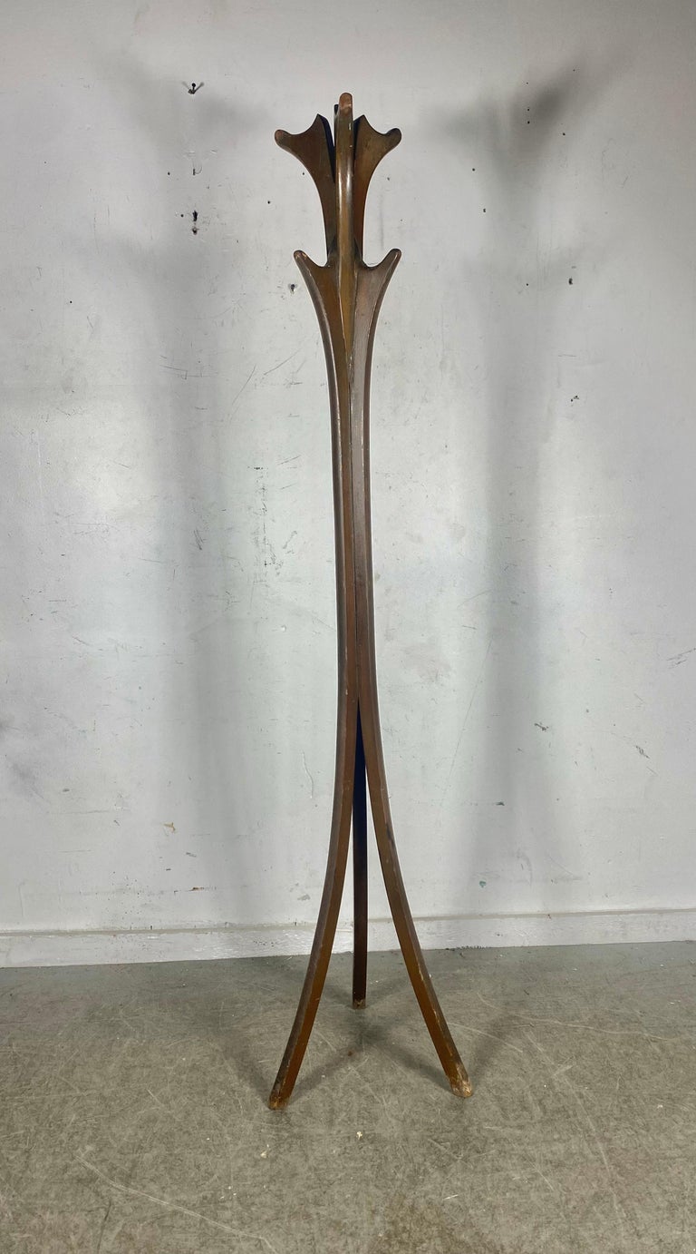 Unusual coat stand top