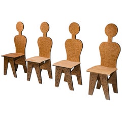 Unusual Artist Chairs, Italy, 1980s