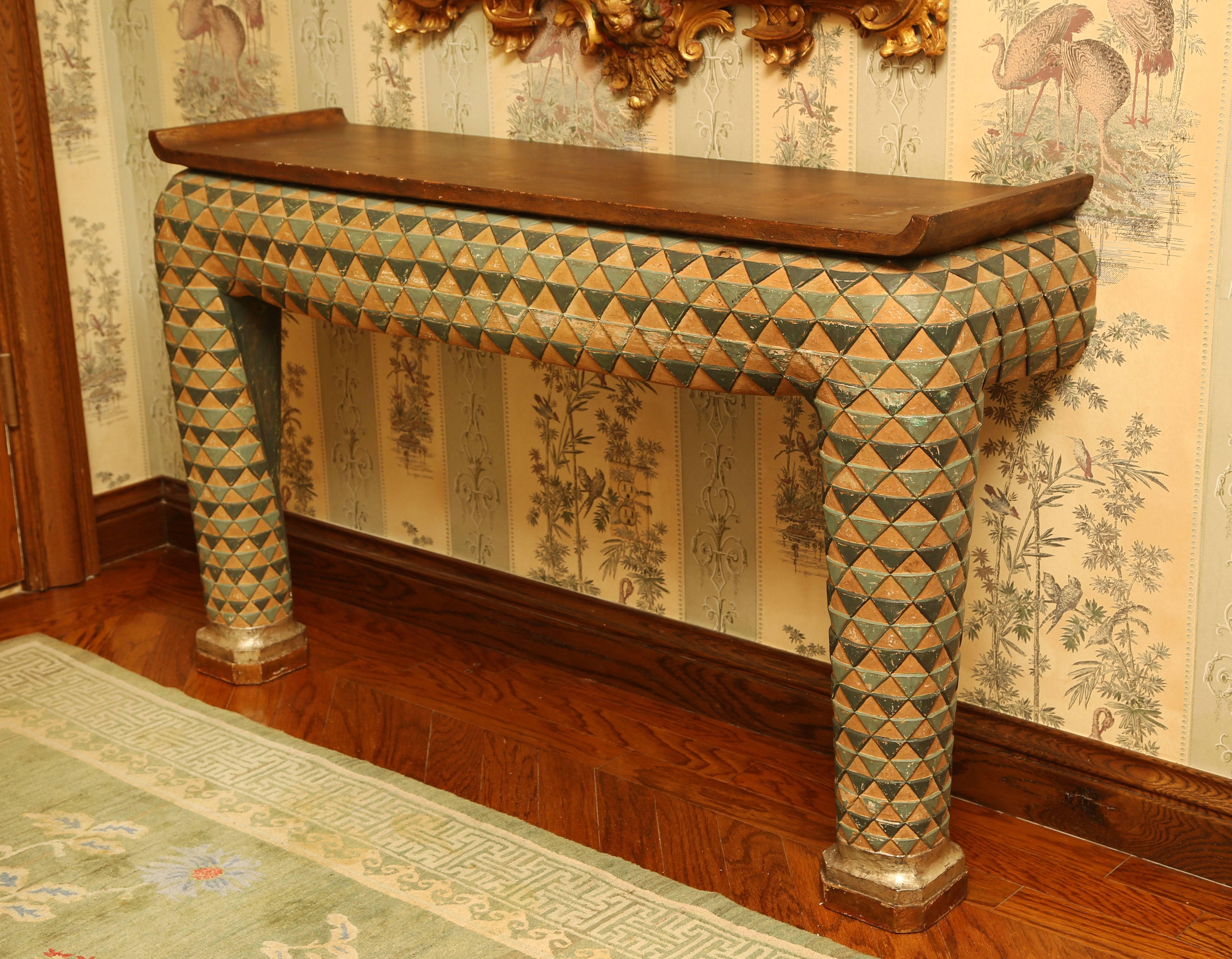 asian style console table