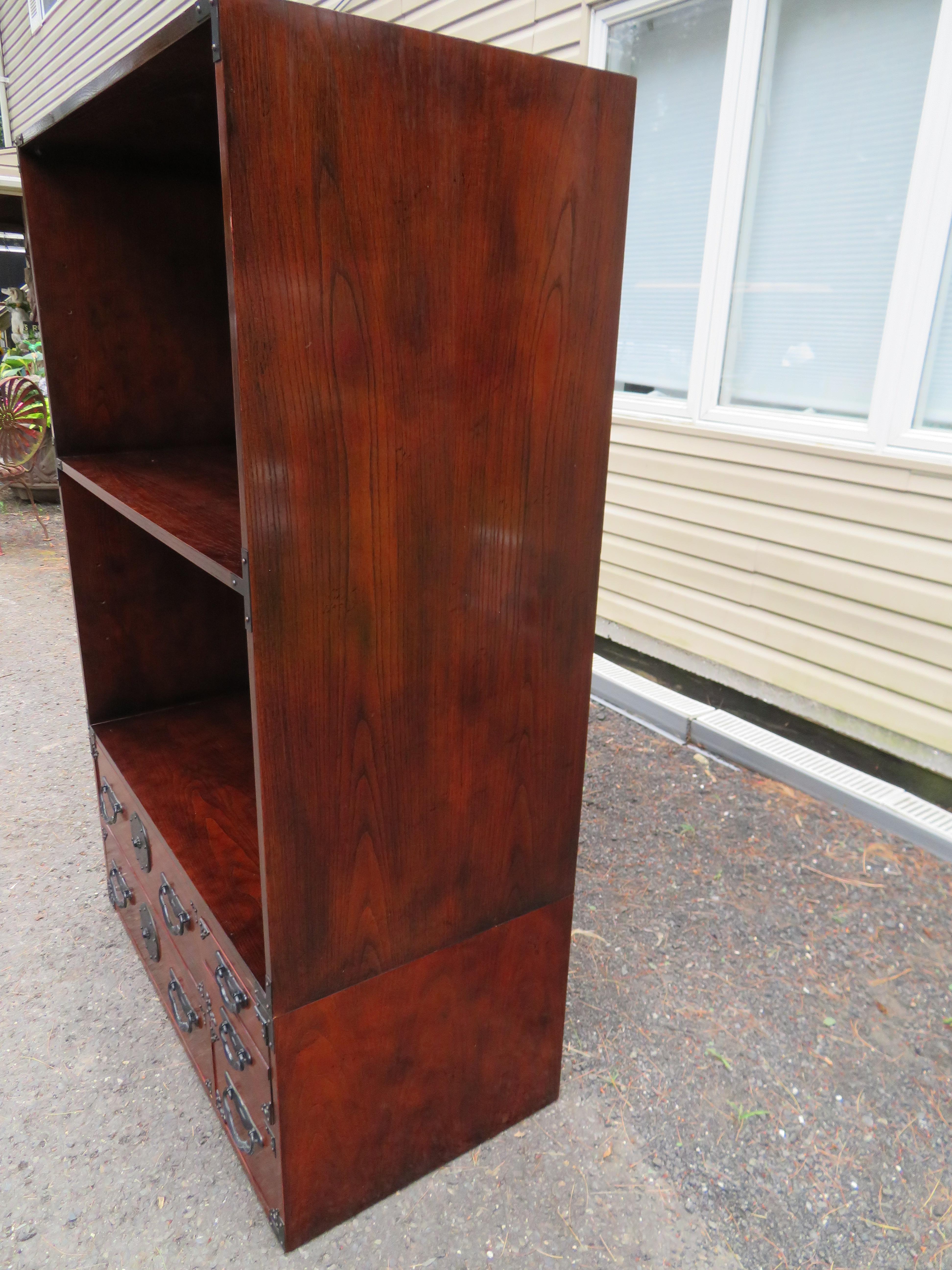 Insolito Baker Chinoiserie Modular Chest Libreria Scaffale Mid-Century Modern in vendita 6