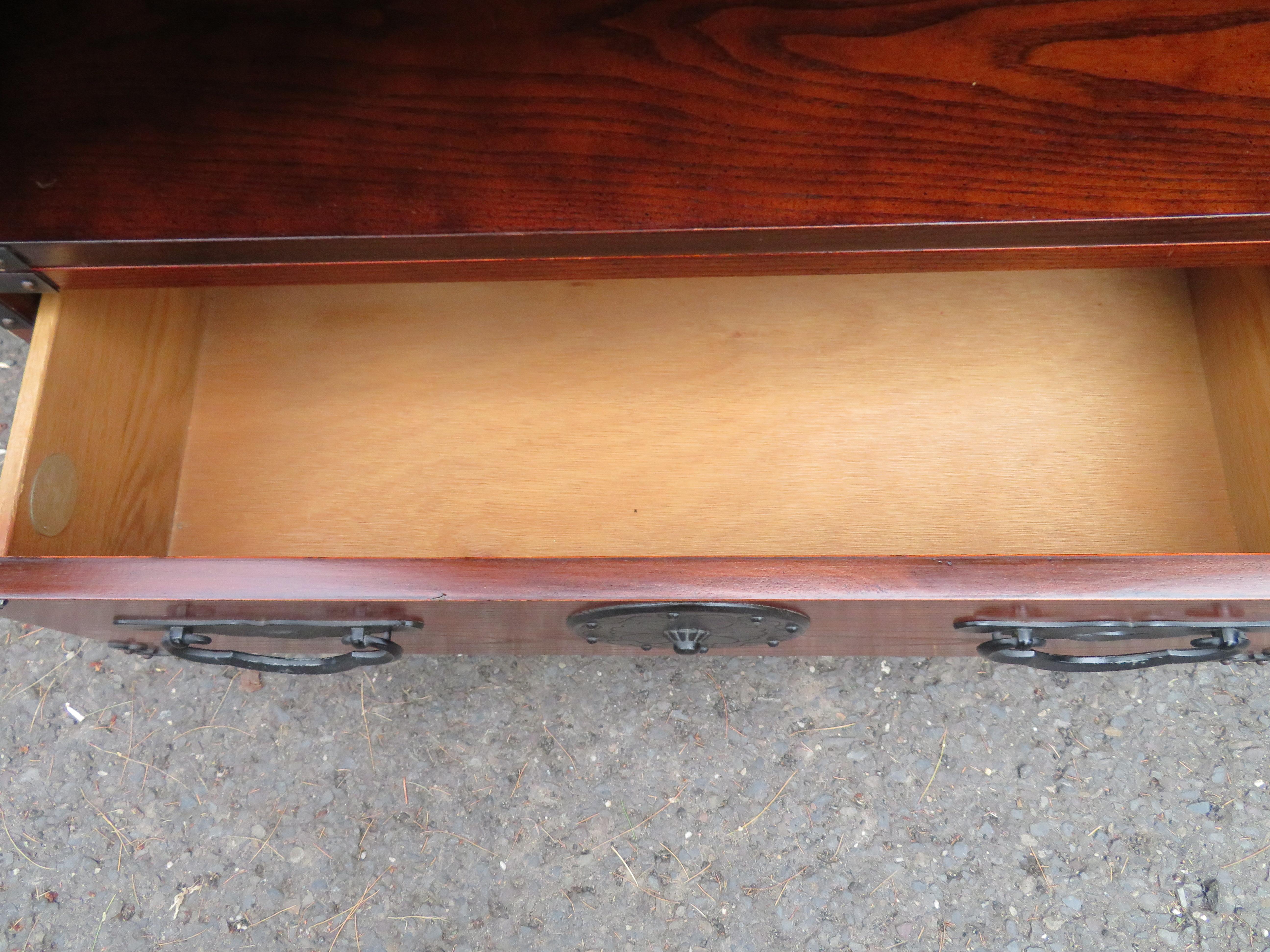 Unusual Baker Chinoiserie Modular Chest Bookcase Shelf Mid-Century Modern For Sale 2