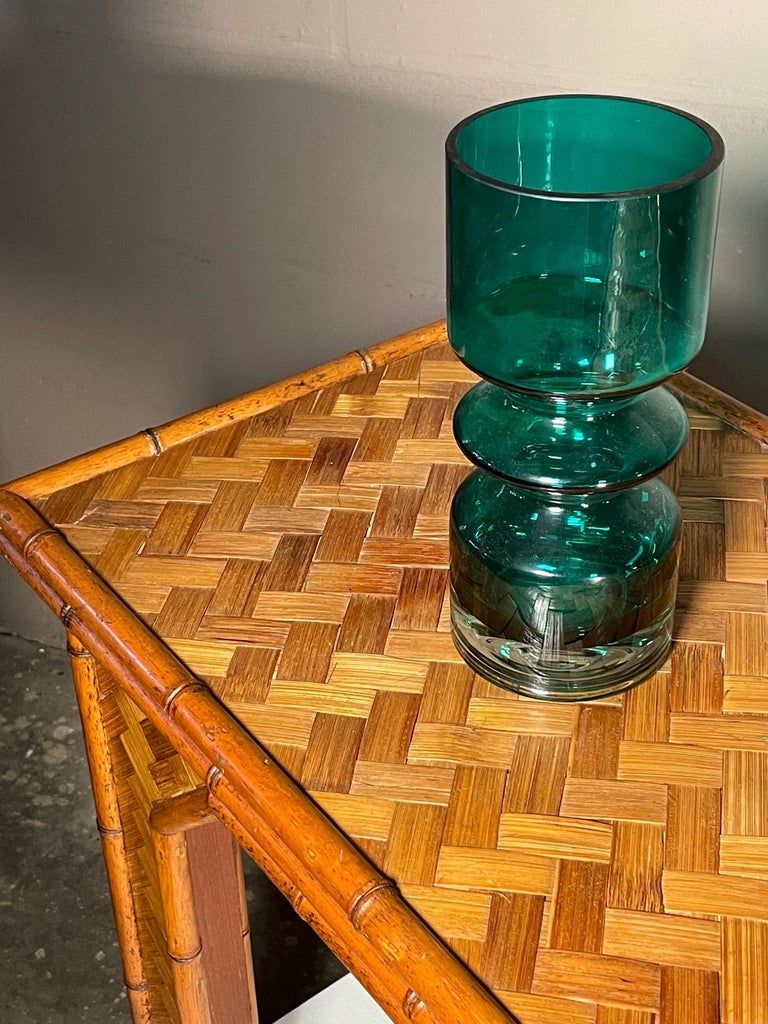 Unusual Bamboo Console Table For Sale 1