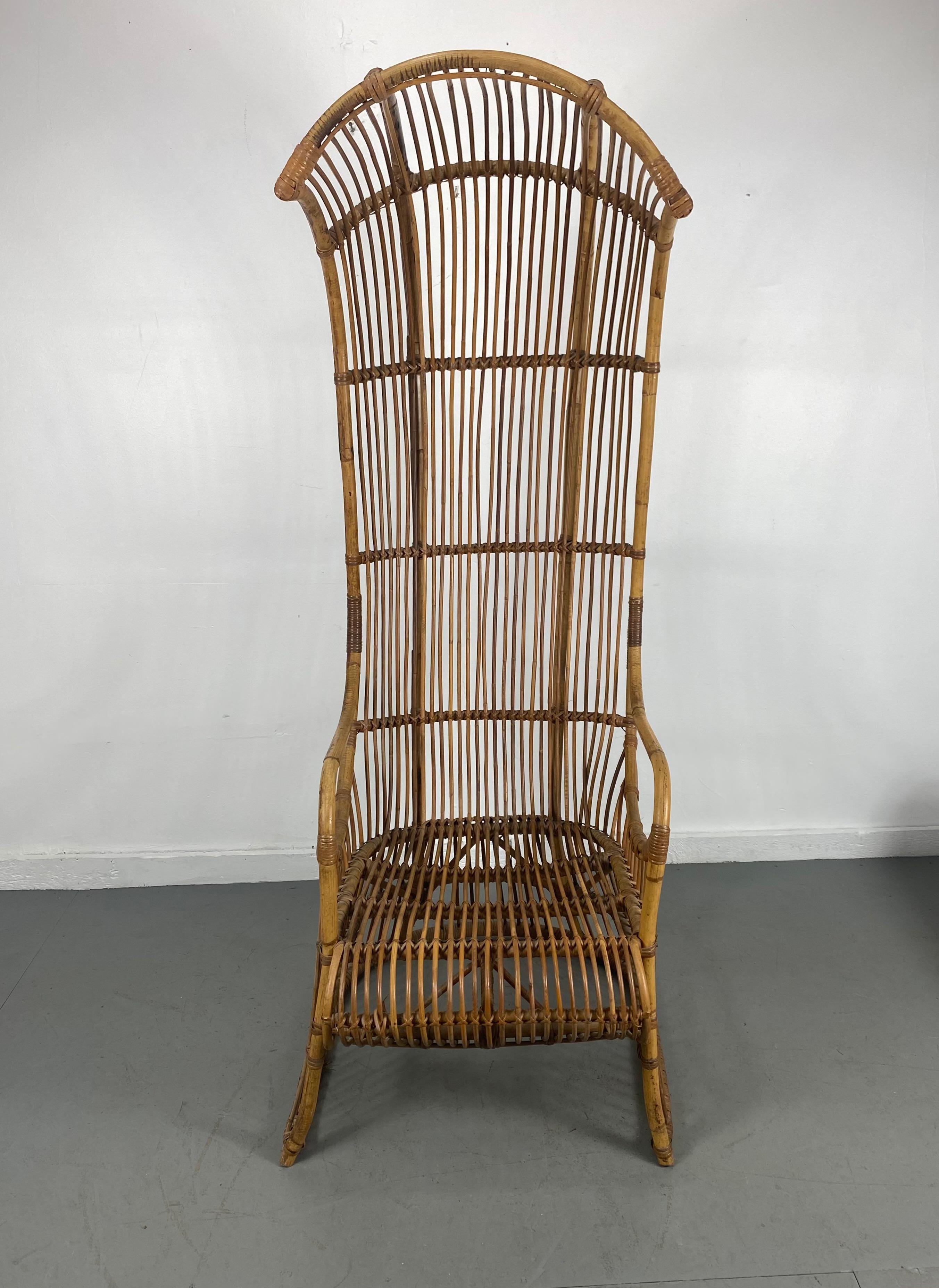 bamboo throne chair