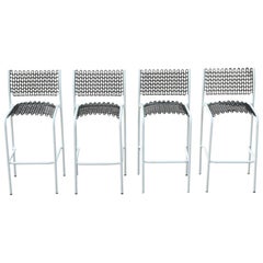 Unusual Bar Stools By David Rowland Thonet ca' 1970's Mid Century Sof-Tech Patio