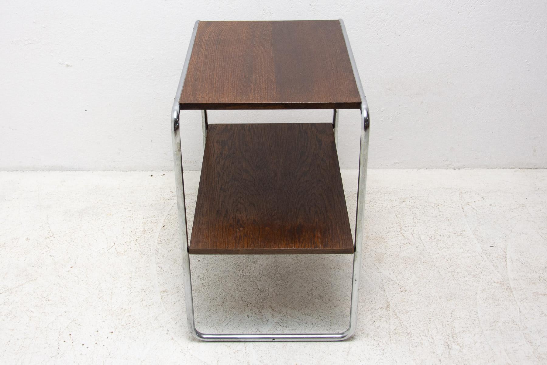 Chrome Bauhaus Side Table designed by Marcel Breuer, 1930´s