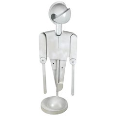 Inusual maniquí articulado cubista de estilo Bauhaus según Oskar Schlemmer