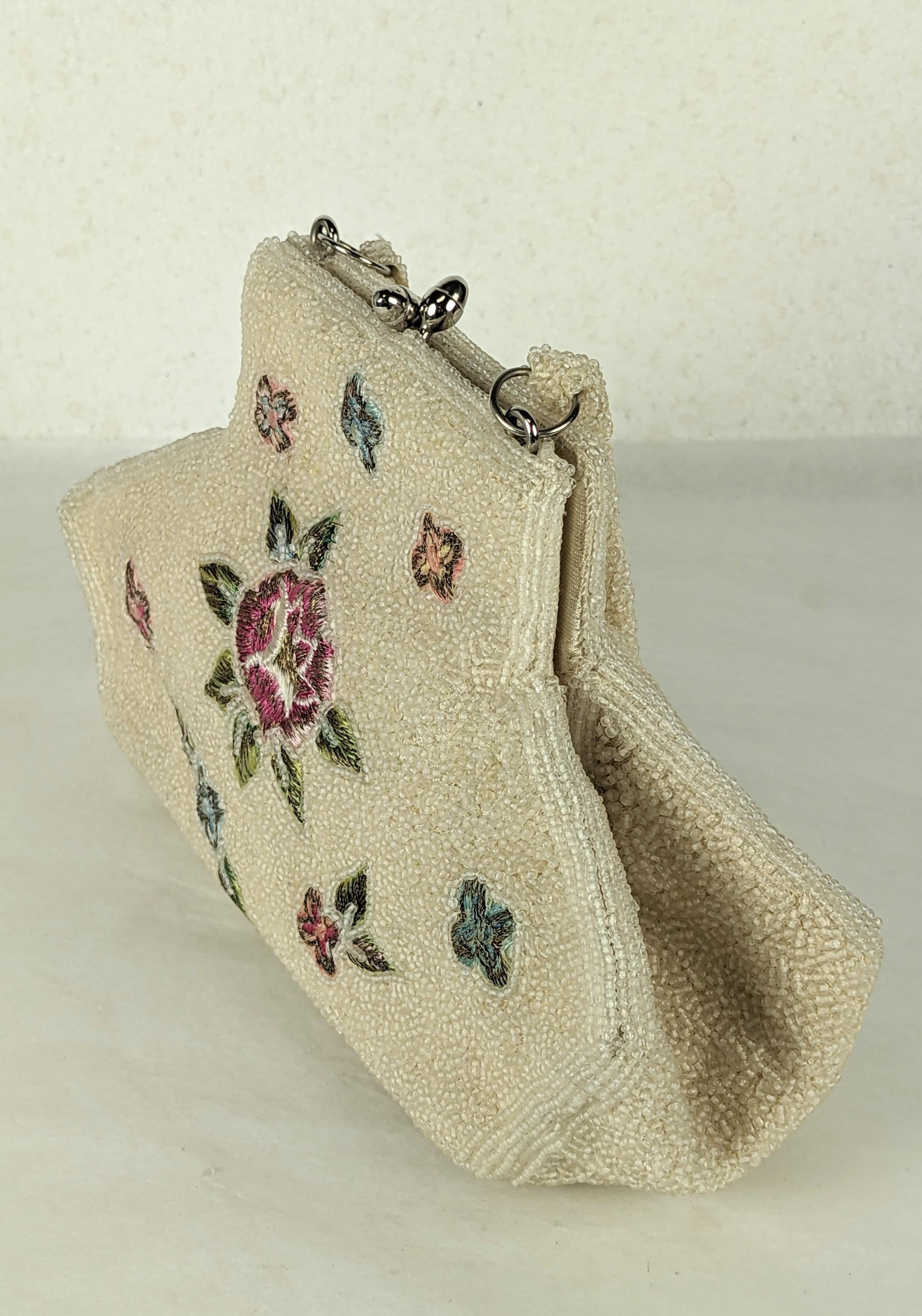 Unusual Beaded and Embroidered Bag, Charlet Bags For Sale 1