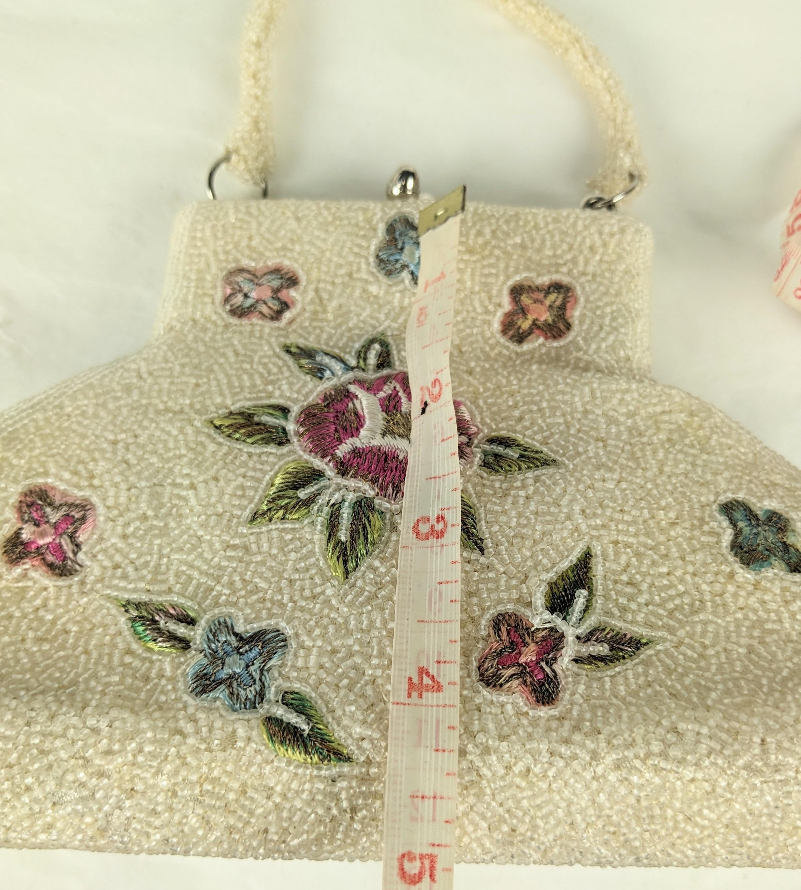 Unusual Beaded and Embroidered Bag, Charlet Bags For Sale 3