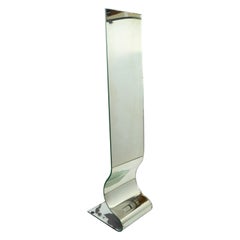 Miroir de sol rectangulaire à cadre inhabituel, moderne du milieu du siècle, 1970