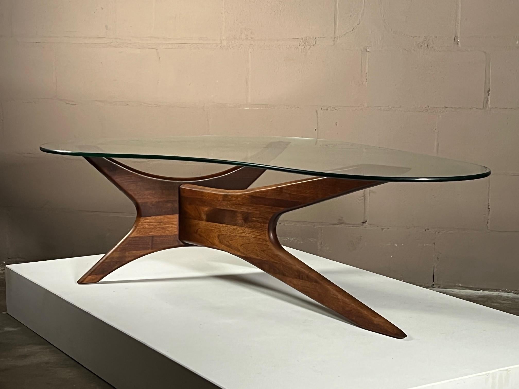 Unusual Biomorphic Coffee Table by Adrian Pearsall 5