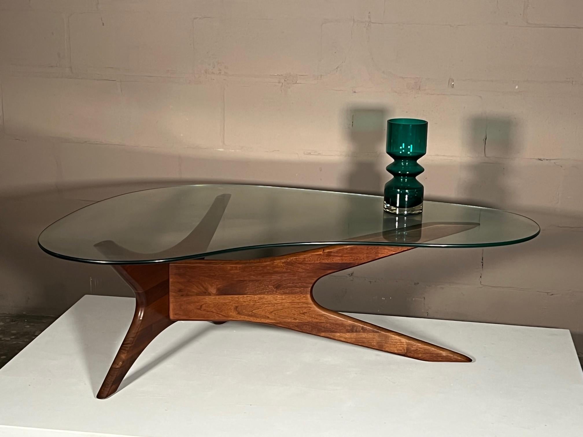 Unusual Biomorphic Coffee Table by Adrian Pearsall In Good Condition In St.Petersburg, FL