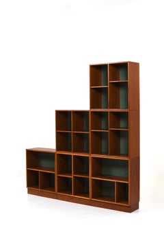 Unusual bookcase by master carpenter Lars Larsson, HI-gruppen