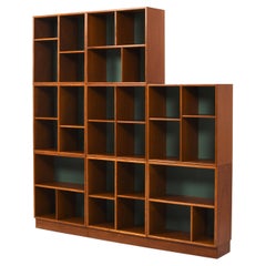 Unusual bookcase by master carpenter Lars Larsson, HI-gruppen