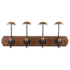 Unusual Bowler Hat and Coat Hook Hanger, 20th Century