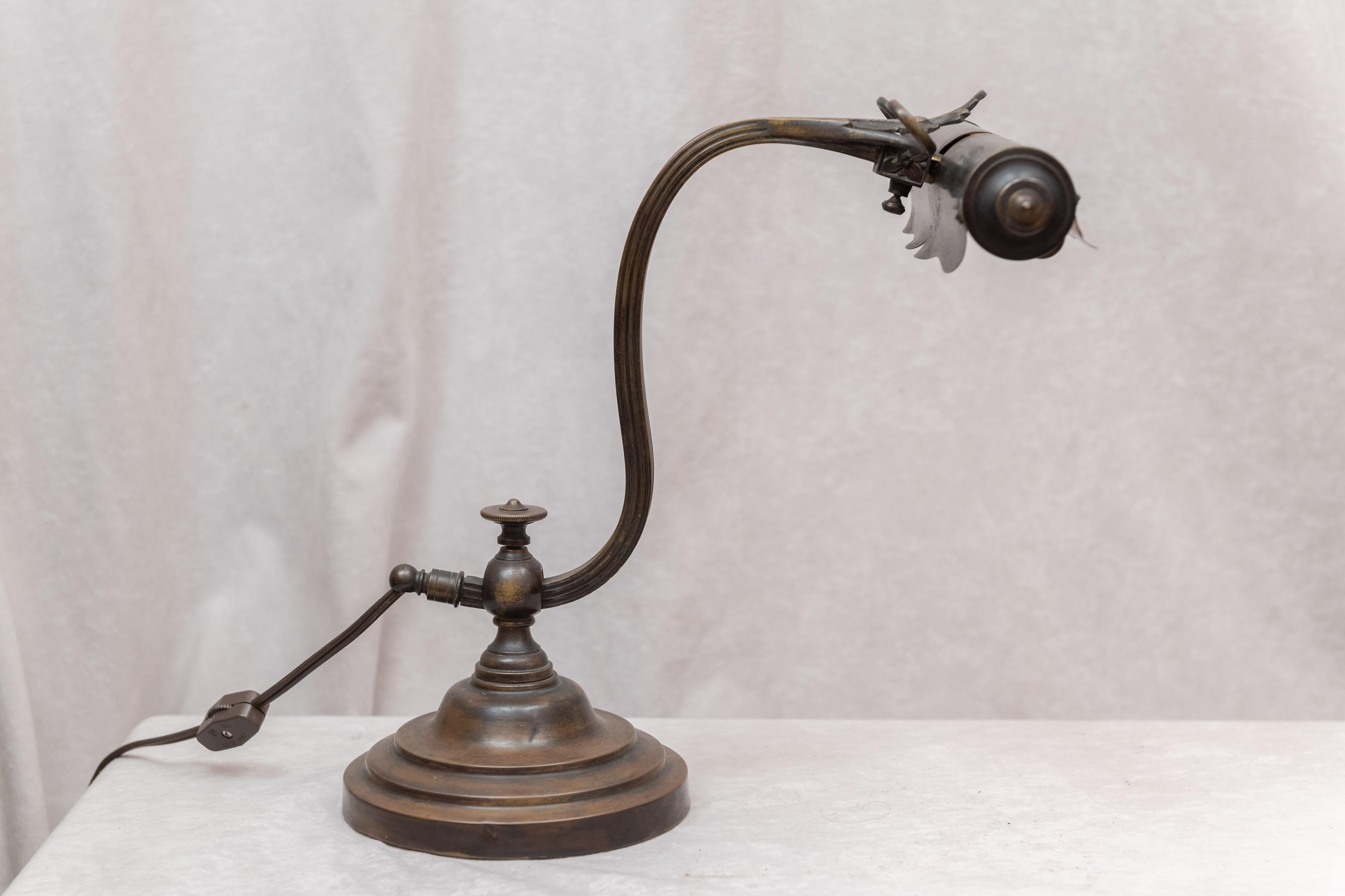 antique piano lamp