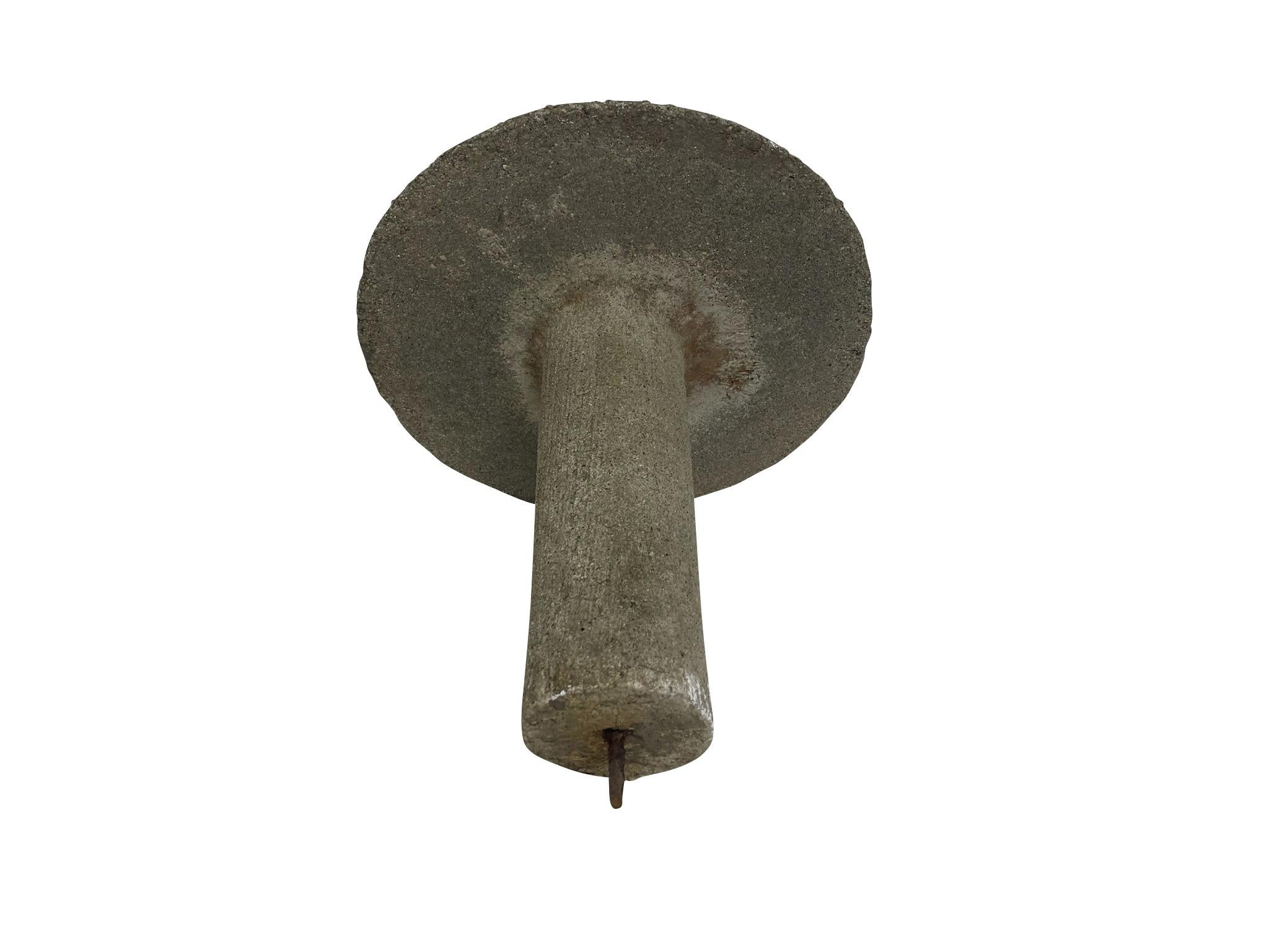 Mid-20th Century Unusual Cast Stone Garden Mushroom