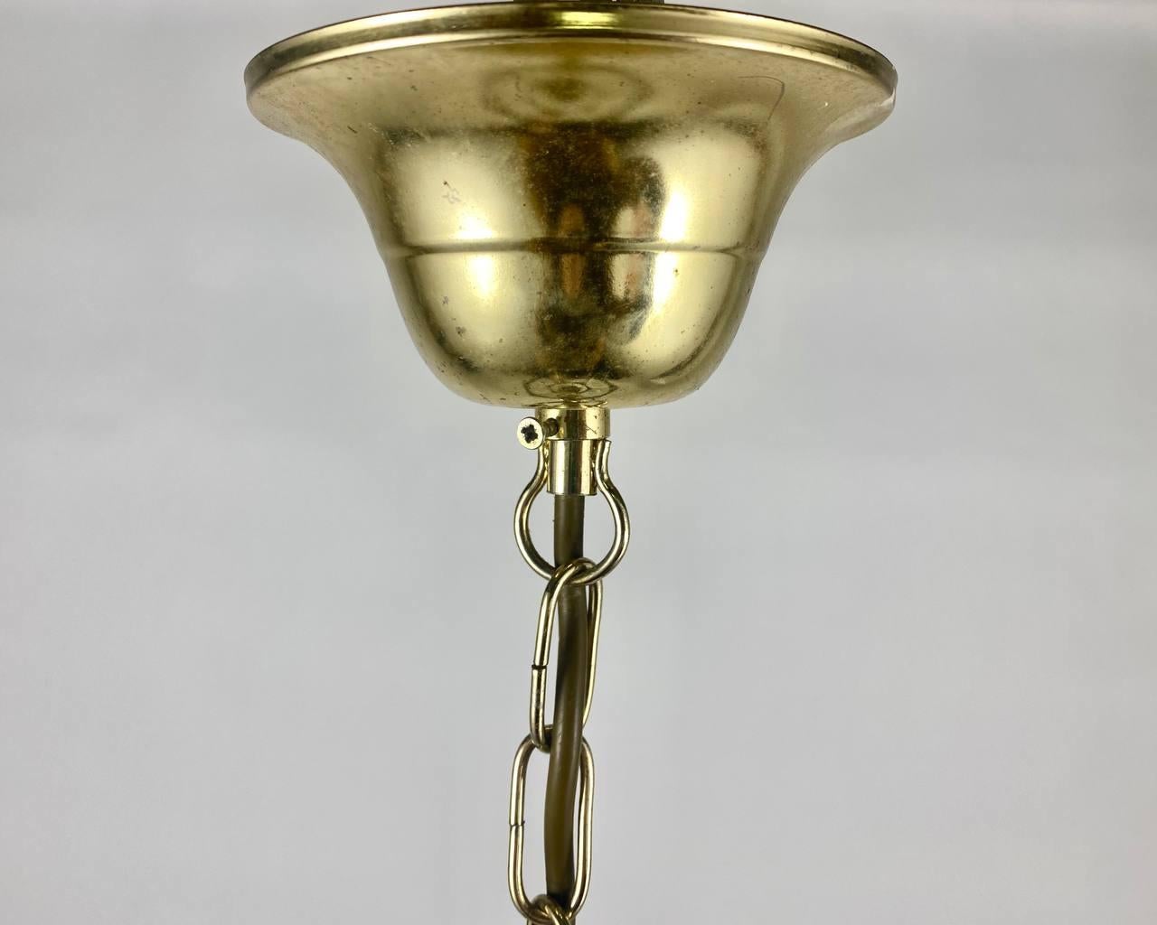 Unusual Ceiling Lantern/Chandelier by Massive, Belgium, Vintage For Sale 3