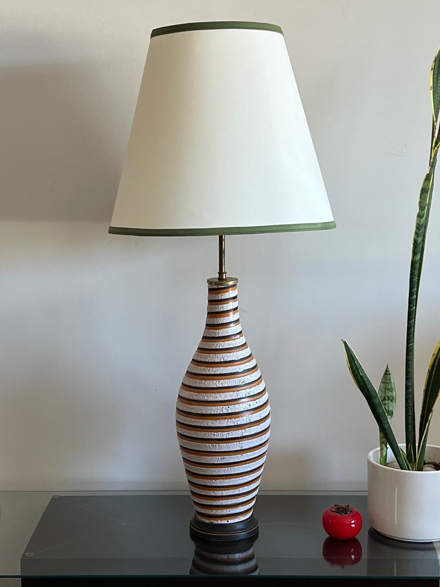 Unusual Ceramic Lamp by Bitossi For Sale 8