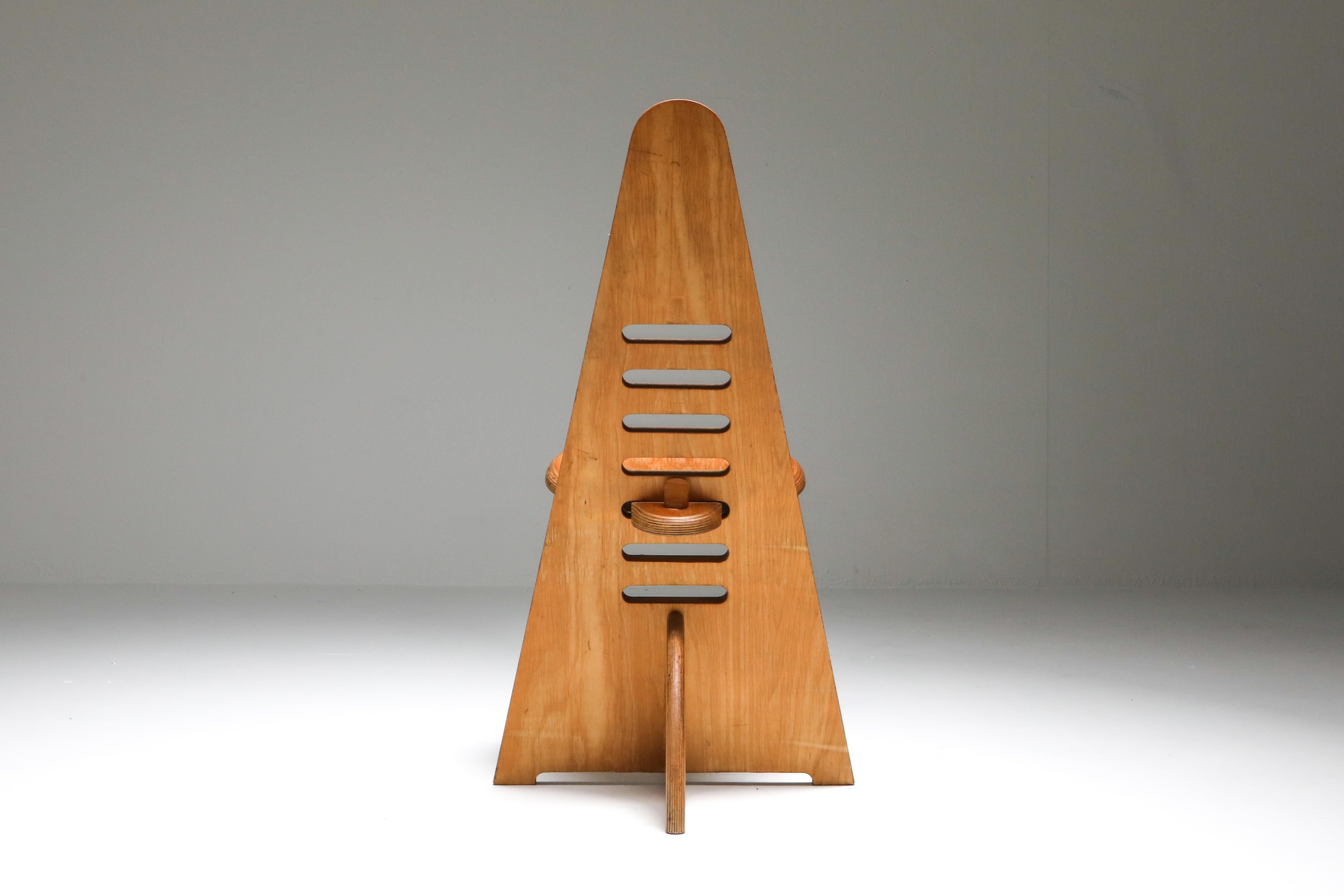 Néerlandais Chaise inhabituelle du designer néerlandais Gijs Boelaars pour Lundia