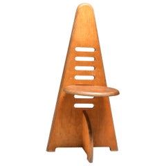 Vintage Unusual Chair by Dutch Designer Gijs Boelaars for Lundia