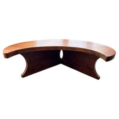 Unusual " Chalet"  pinewood coffee table in 2 pieces