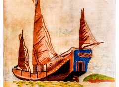 Unusual Chinese Art Deco Rug