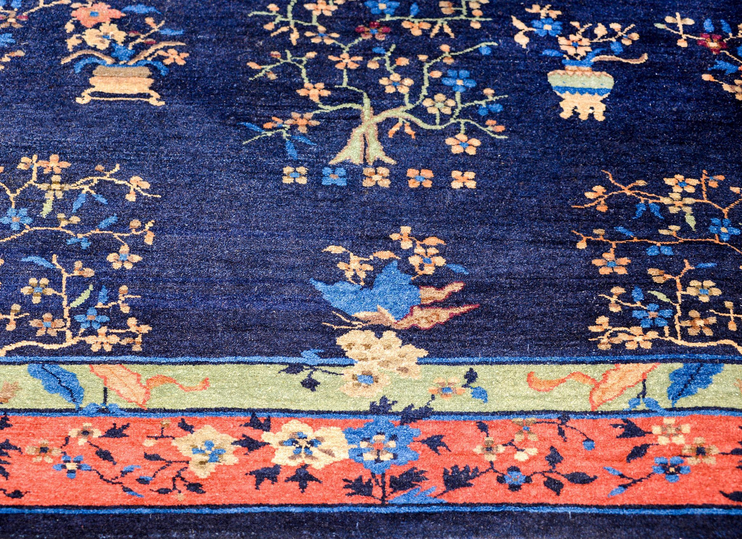 Early 20th Century Unusual Chinese Art Deco Rug