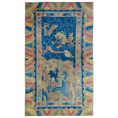 Ungewöhnlicher chinesischer Art-Déco-Teppich