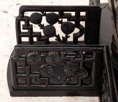 Unusual Chinese Carved Marble Topped Curio Table