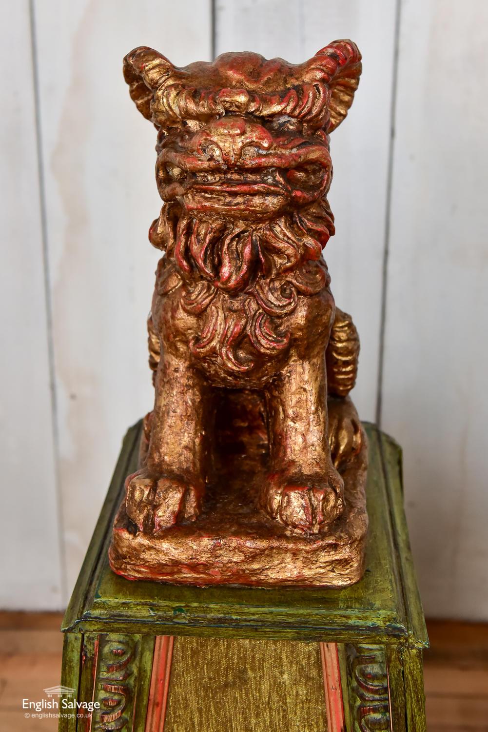 Unusual Chinese Guardian Lions or Foo Dogs, 20th Century In Good Condition For Sale In London, GB