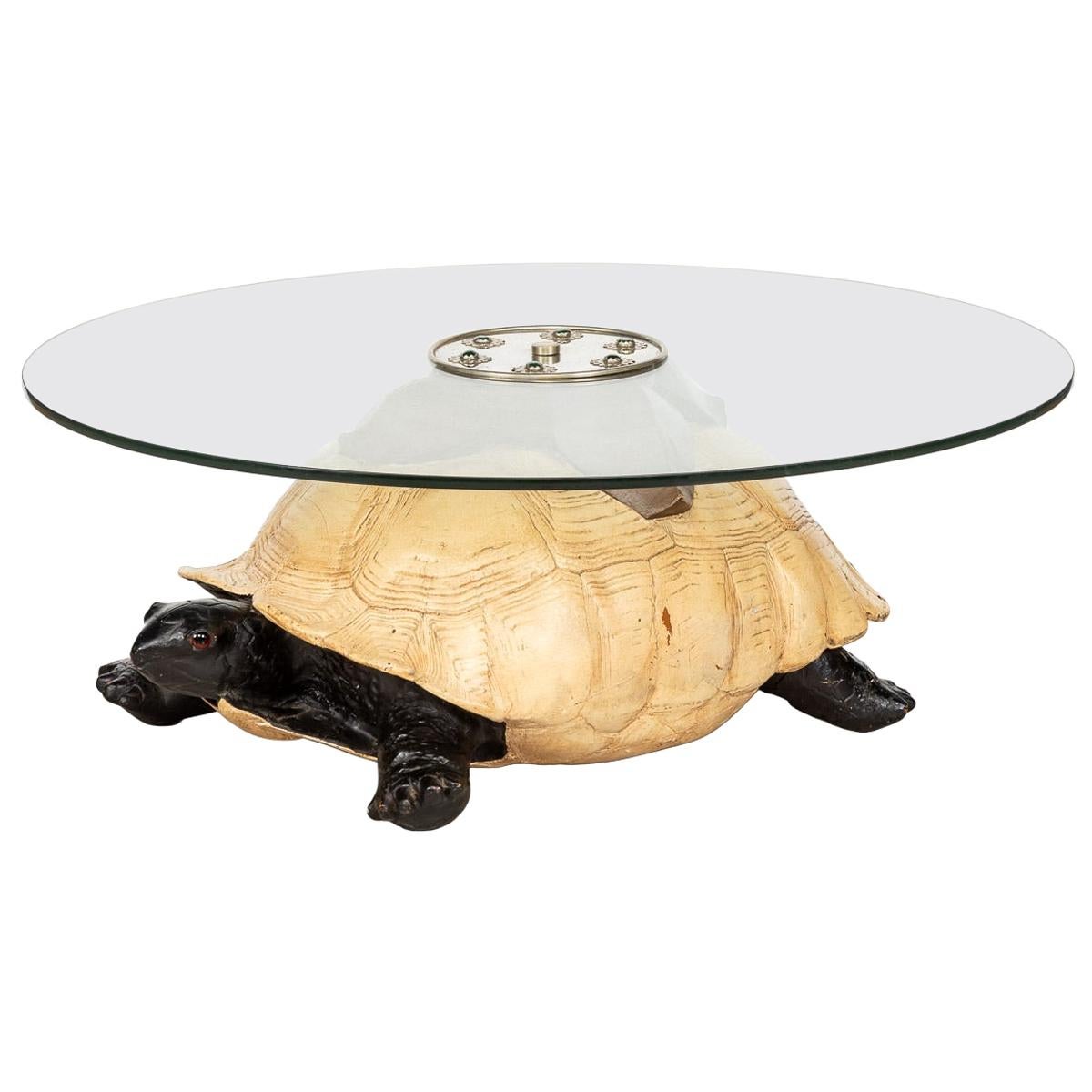 Unusual Coffee Table in the Form of a Turtle by Anthony Redmile, London
