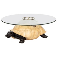 Vintage Unusual Coffee Table in the Form of a Turtle by Anthony Redmile, London