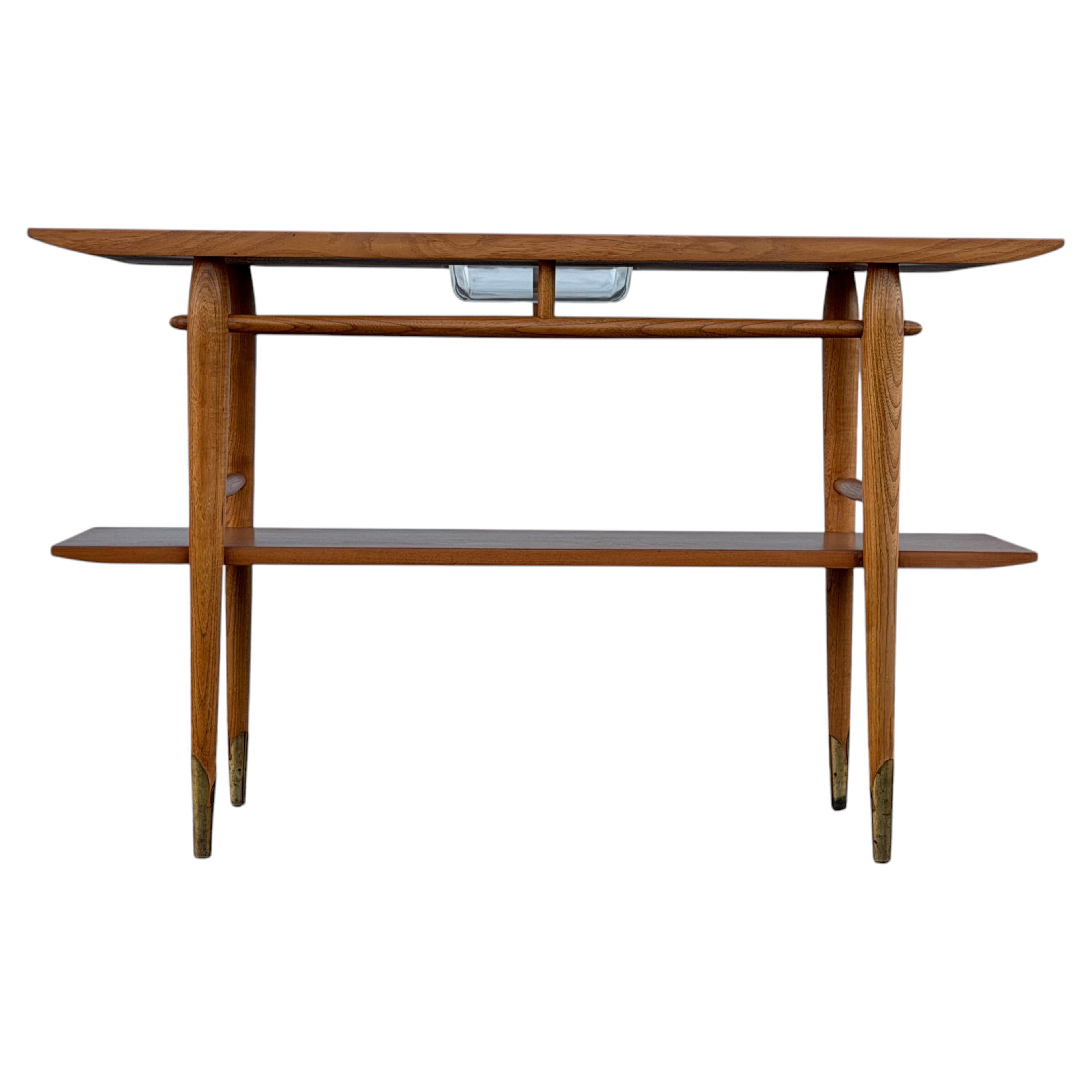 Unusual Console Table by Lane from the "Copenhagen" Collection ca' 1950's