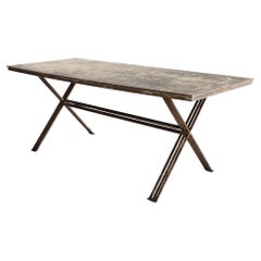 Unusual Decorative C.1950s Spanish X Frame Table