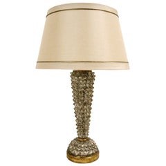 Unusual Designer Giltwood Table Lamp, Scandia by Randy Esada