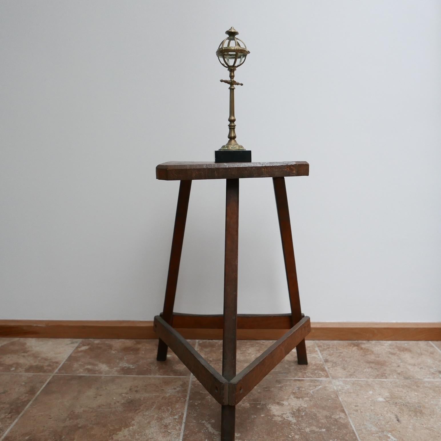 Unusual Desk Top Antique Lantern Model Brass Curio 6