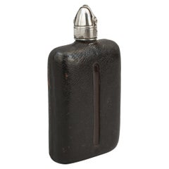 Antique Unusual Drinking 'Straw' Hip Flask, Thomas Johnson