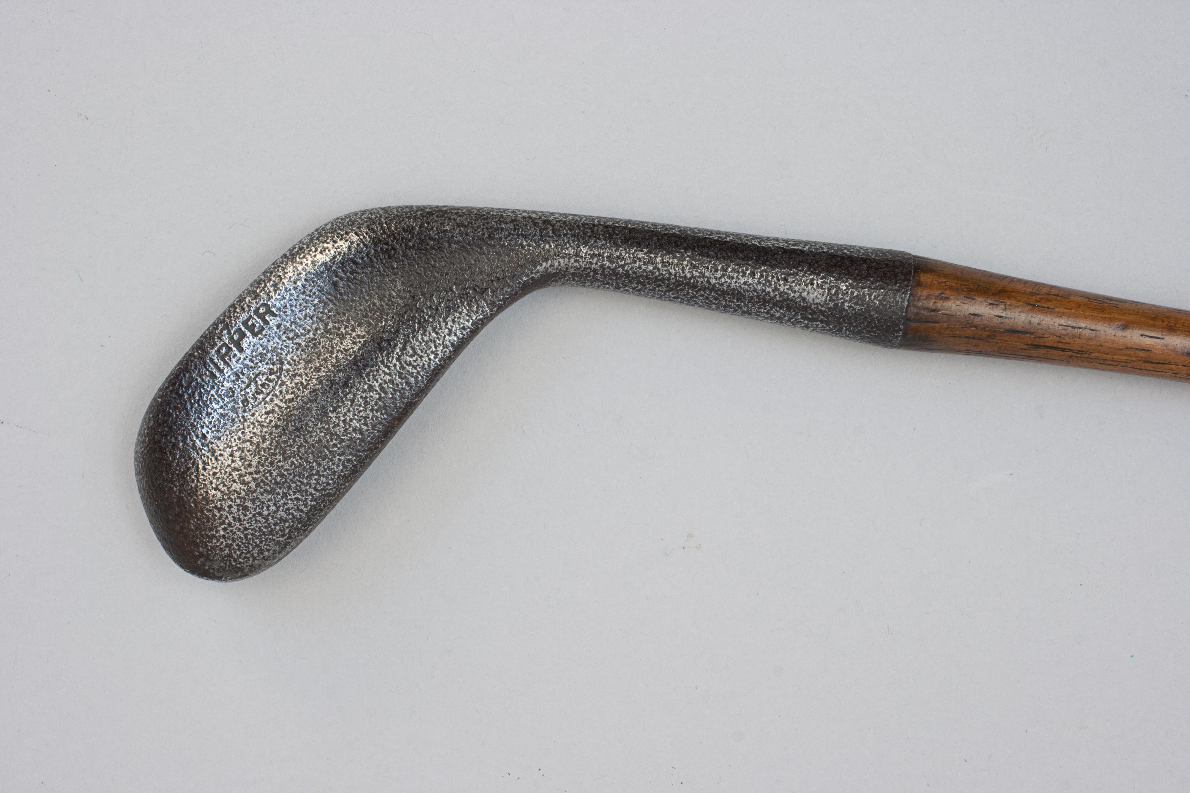 Early 20th Century Unusual Driving Iron Golf Club, the Nipper