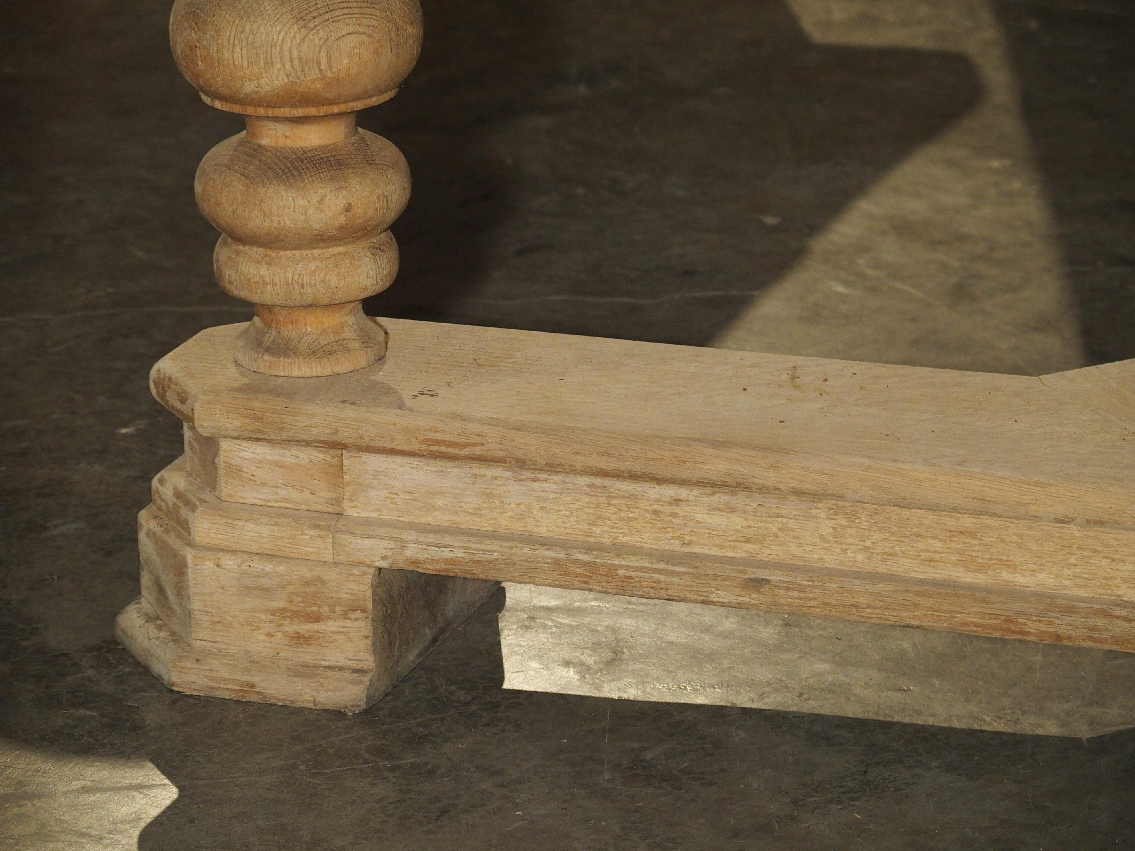 Unusual Early 1900s Pastry Table with Belgian Bluestone Top 7