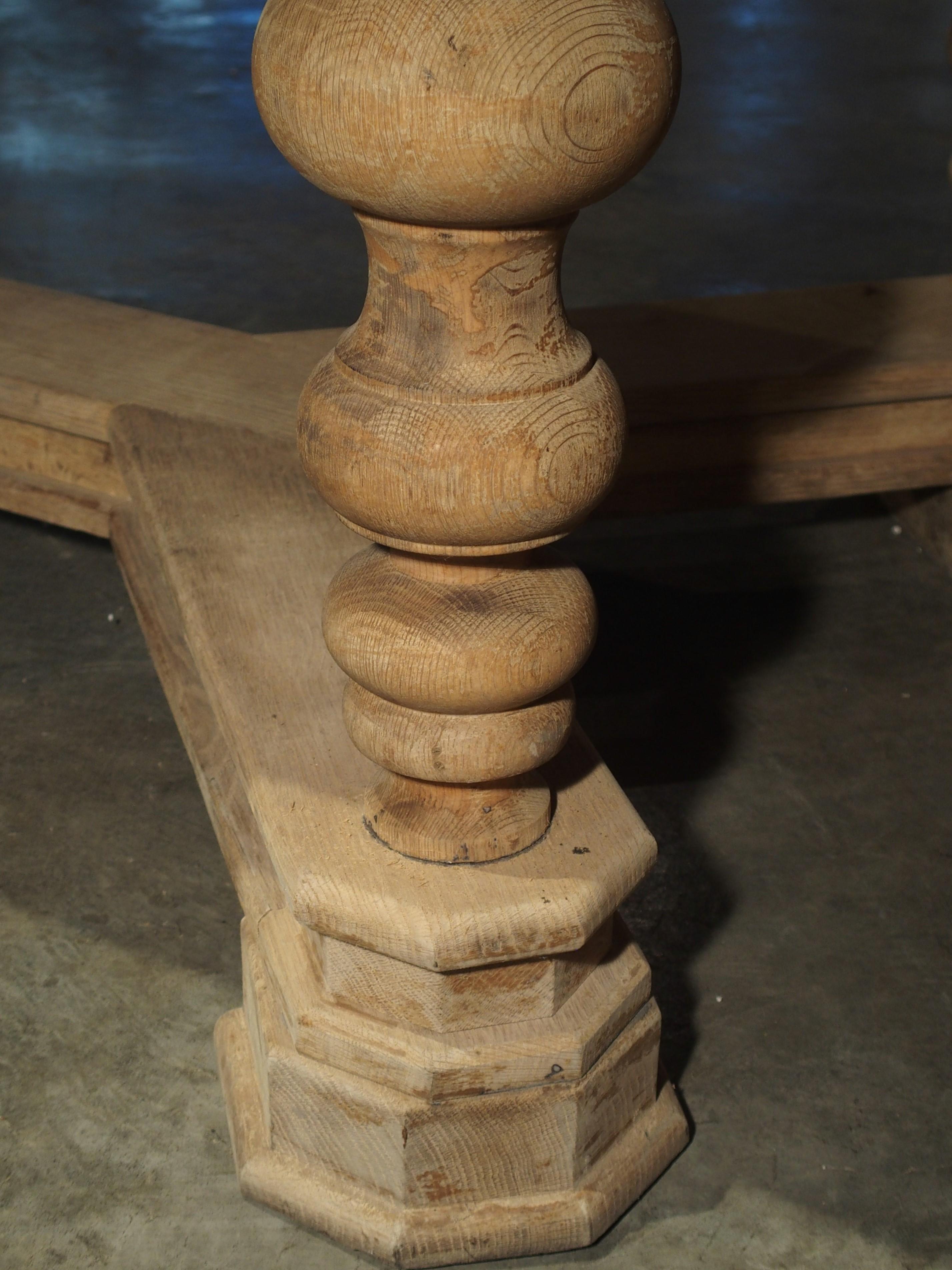 Unusual Early 1900s Pastry Table with Belgian Bluestone Top 8