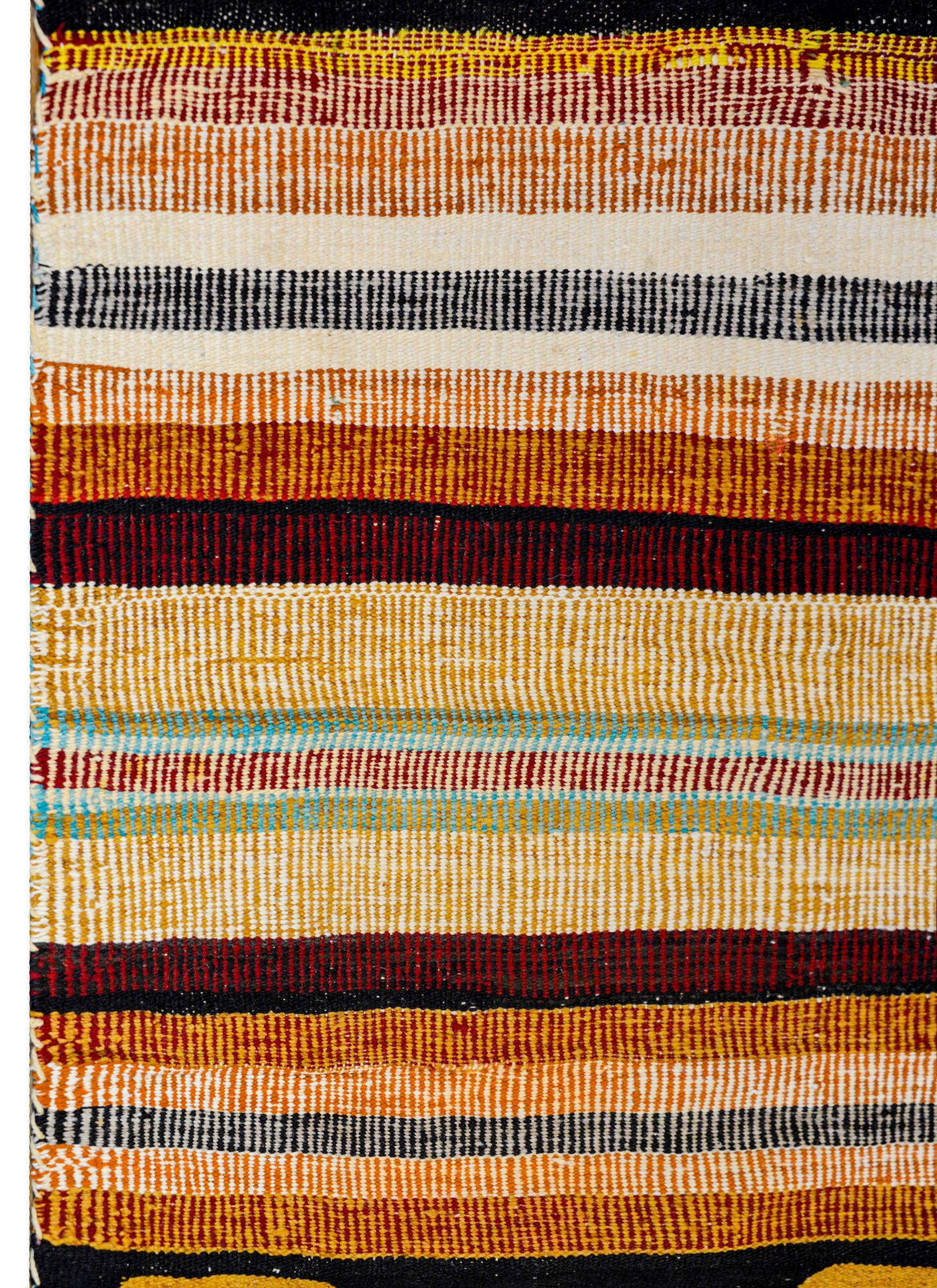 Wool Unusual 20th Century Navajo Rug