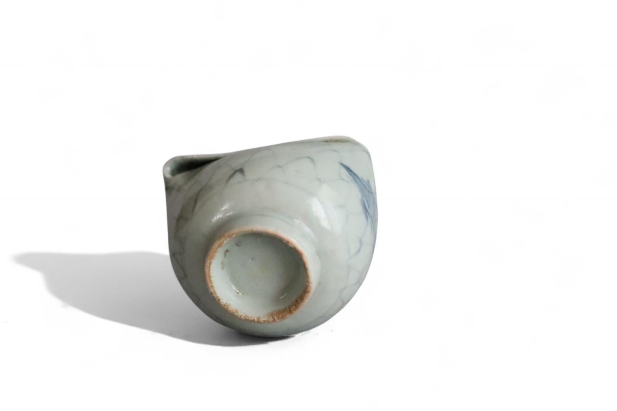 Ungewöhnliche Edo Periode Imari Kiln Fehlbrand Tasse im Angebot 3
