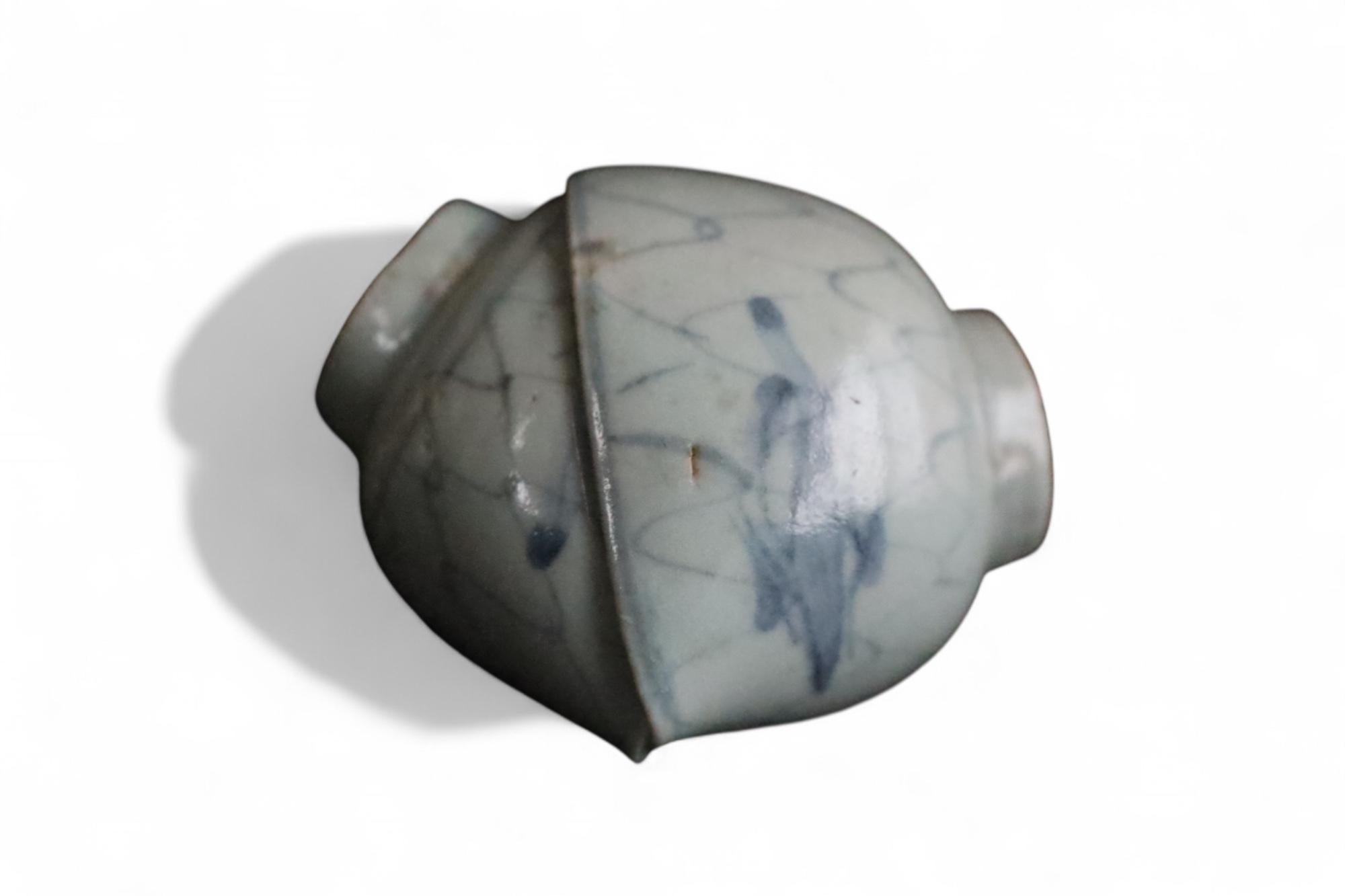 Ungewöhnliche Edo Periode Imari Kiln Fehlbrand Tasse im Angebot 9