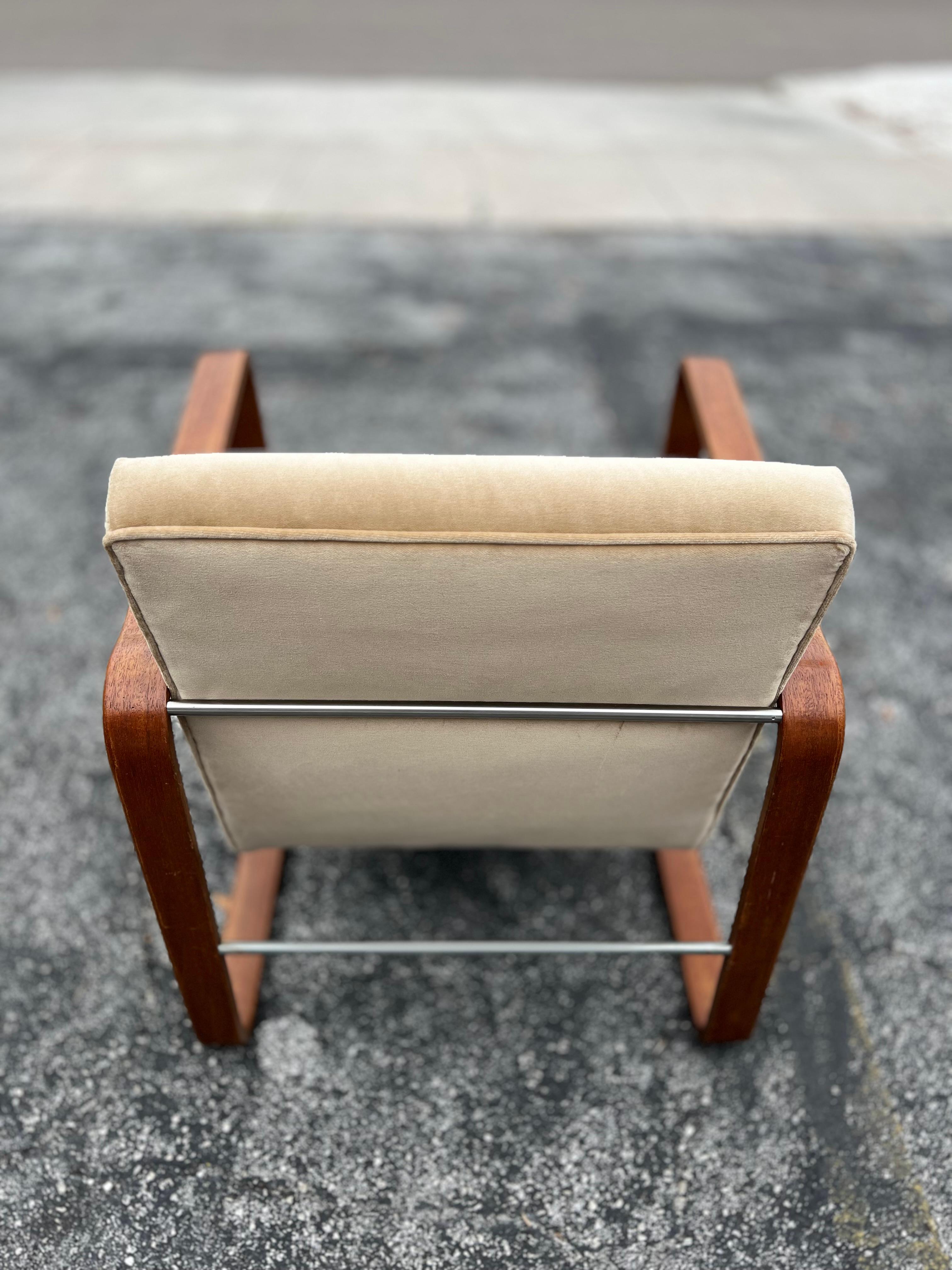 Inusual Edward Wormley Para Dunbar Bentwood Brazo Silla Ca '1950's Moderno de mediados de siglo en venta