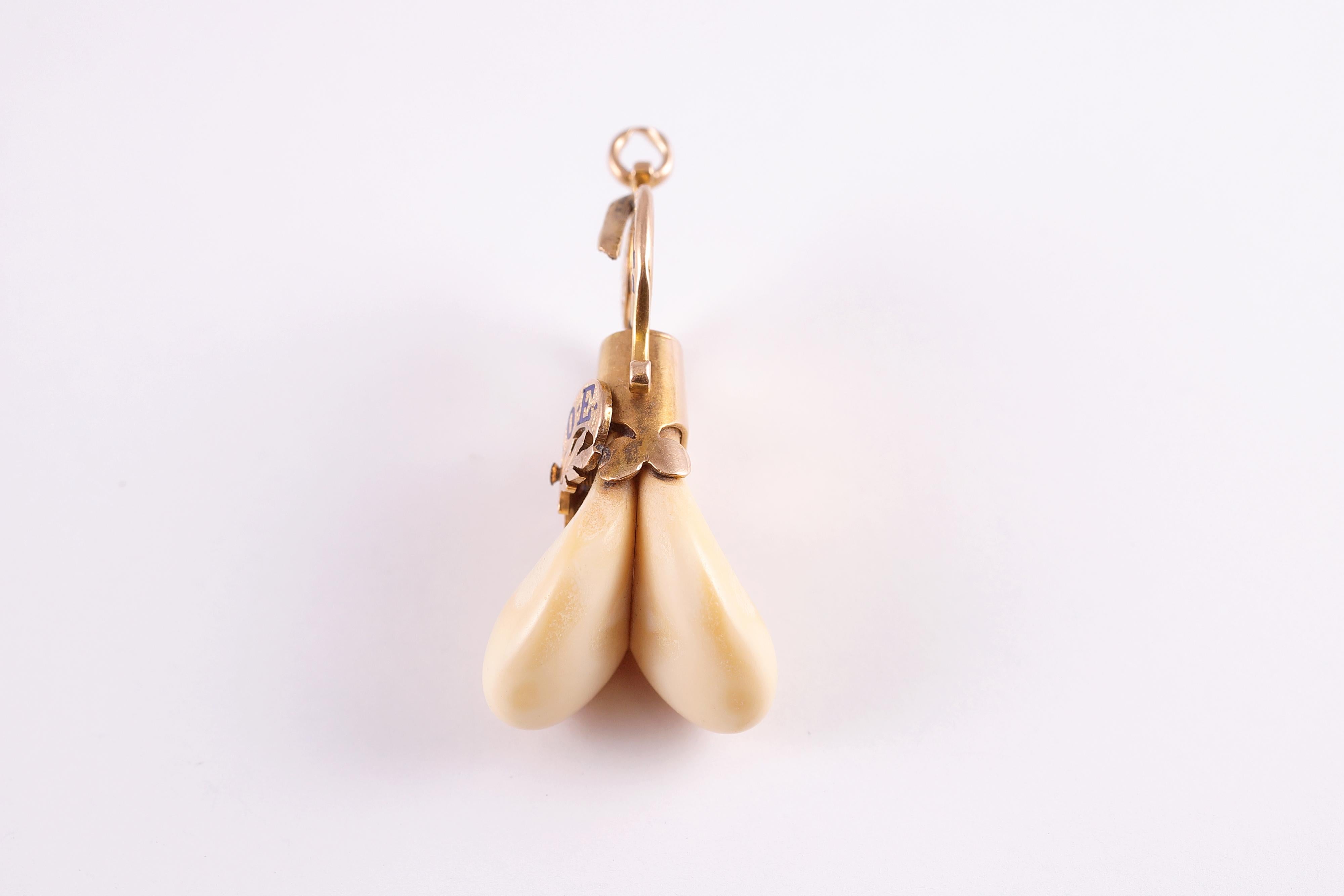 Unusual Elk's Lodge Tooth Fob 2