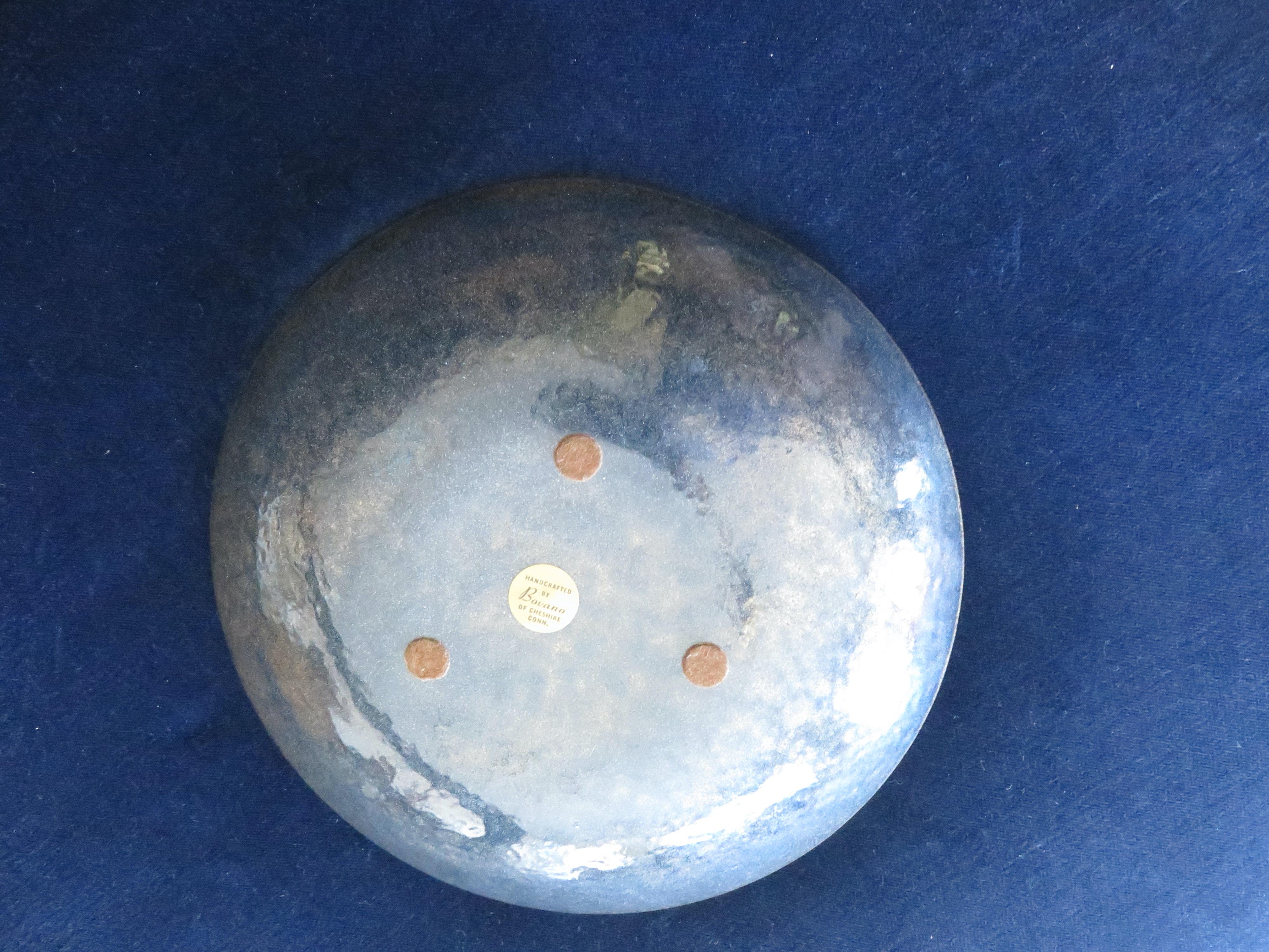 Unusual Enamel Bowl by Bovano For Sale 3