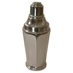 Unusual English Art Deco Cocktail Shaker c.1930