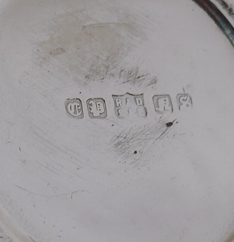 Mid-20th Century Unusual English Art Deco Engine Turned Cocktail Shaker, c.1930