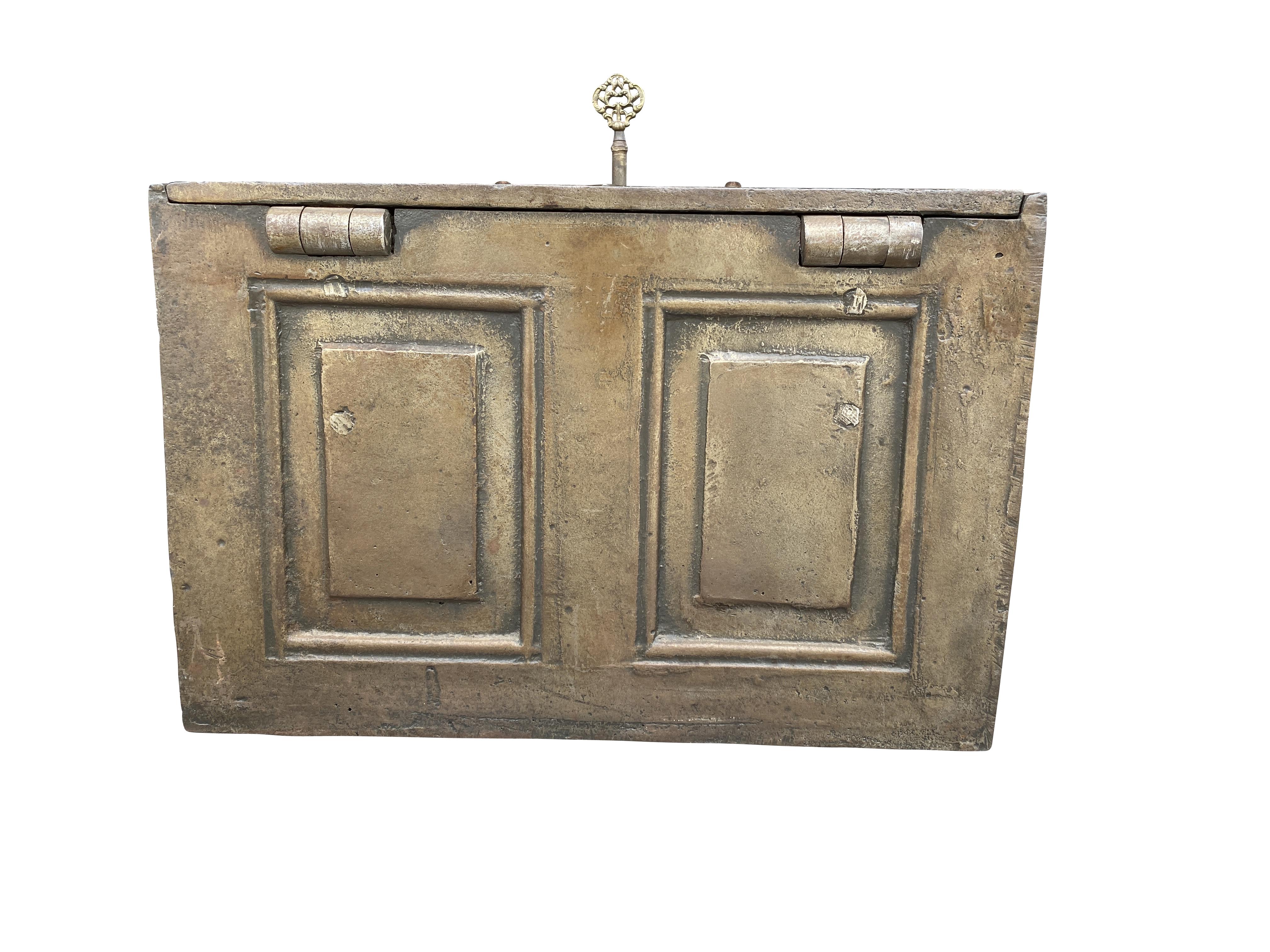 Unusual English Iron Strong Box by W. Graham & Son, London For Sale 5